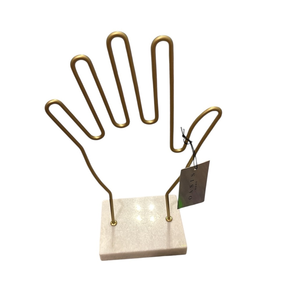 NWT Oasis Gold Hand Jewelry Stand